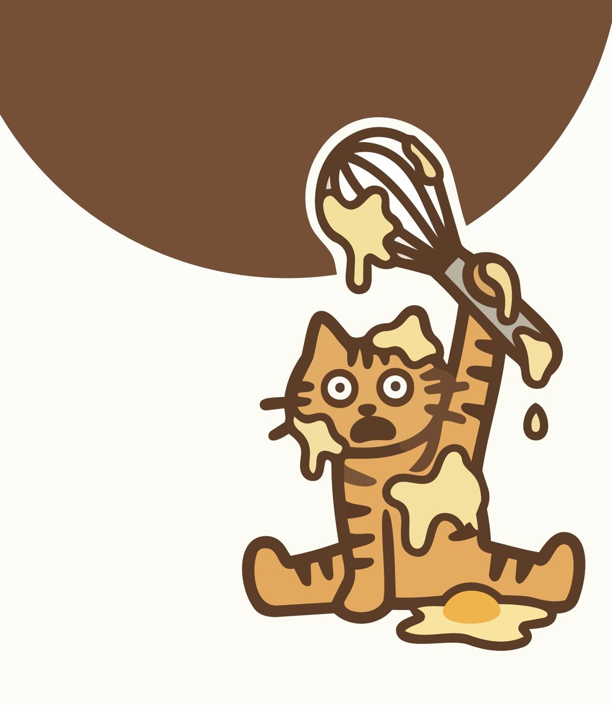 娜隻橘貓的橘貓插畫